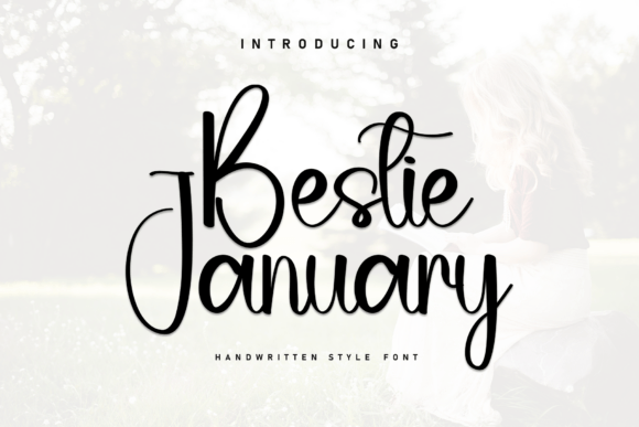 Bestie January: A Handwritten Font for Marketing Content