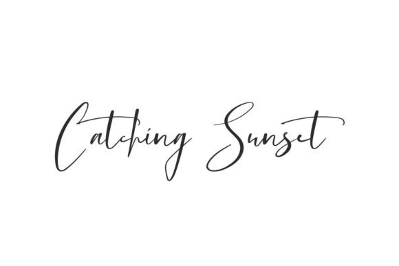 Catching Sunset Font: A Signature Style for Modern Digital Marketing
