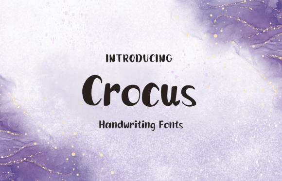 Crocus Font: A Sweet Digital Typeface for Creative Websites