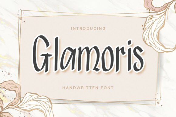 Glamoris: A Handwritten Script Font for Editorial Warmth