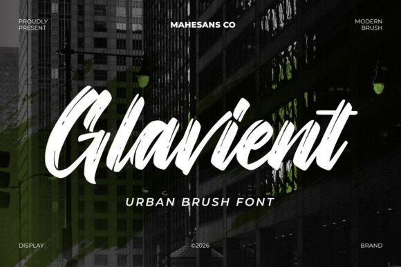 Glavient Font: A Design Review from Real Branding Projects