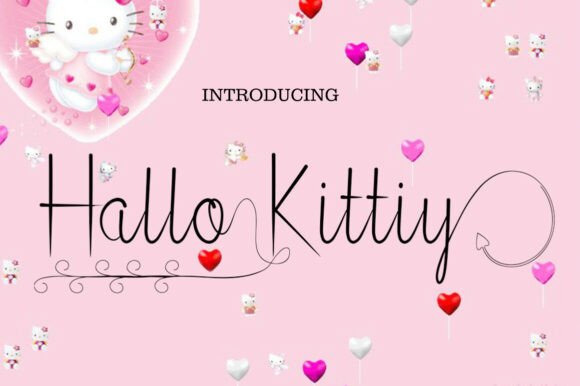 Hallo Kitty: A Crafting Font Full of Creative Charm