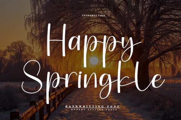 Happy Springkle: The Handwritten Font That Feels Like a Personal Touch