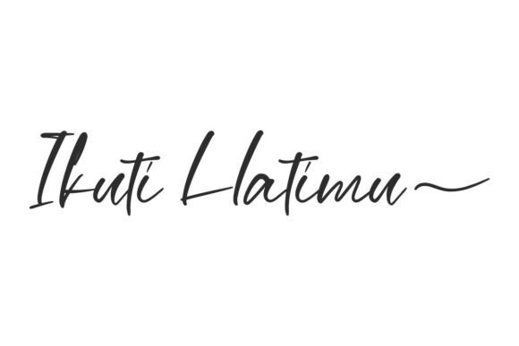 Ikuti Hatimu Font: A Digital Designer's Guide to a Handwritten Typeface