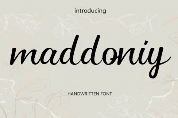 Maddoniy Font Review for Brand Designers