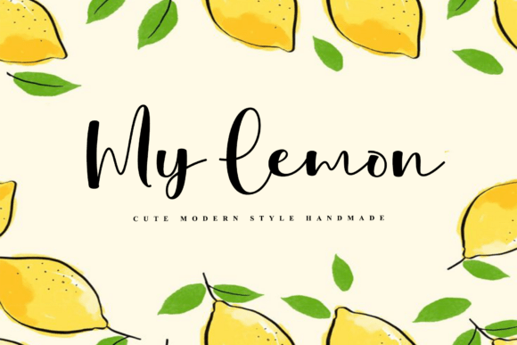 My Lemon: A Warm and Sophisticated Font for Building Your Brand