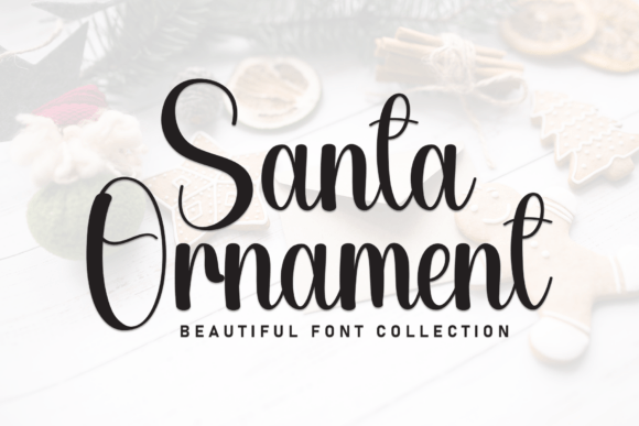 Santa Ornament: A Font for Crafting Your Cohesive Brand Identity