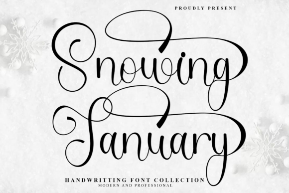Snowing January: A Playful Font for Warm Digital Spaces