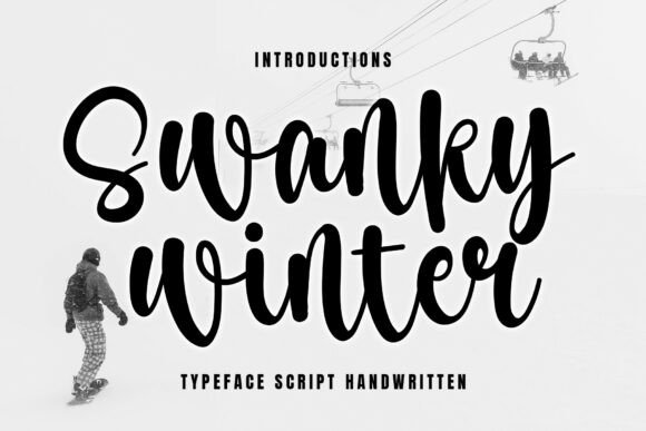 Swanky Winter: A Script Font Built for Campaigns
