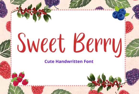 Sweet Berry Font: A Playful Typeface for Friendly Branding