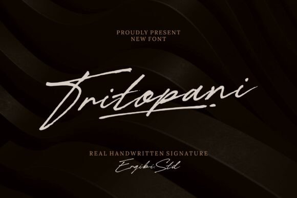The Tritopani Typeface: Adding Authentic Signature Flow to Digital Design
