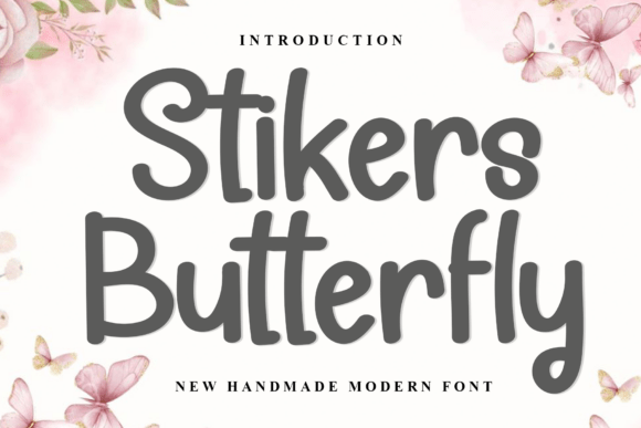 Using the Stikers Butterfly Typeface in Editorial Design