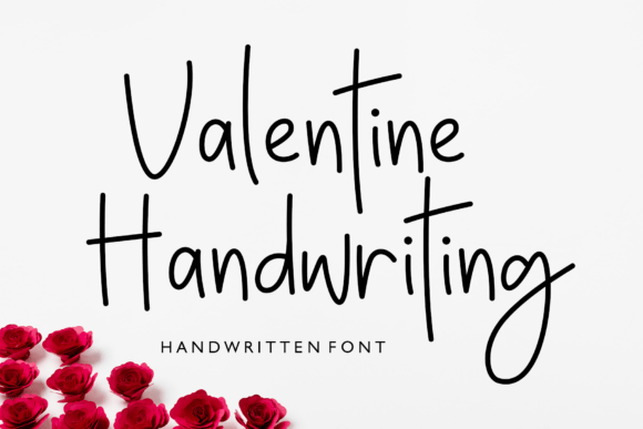 Valentine Handwriting: An Editorial Font for Romantic Expression