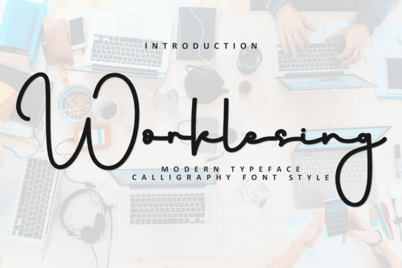 Worklesing: A Professional Script Font for Consistent Branding