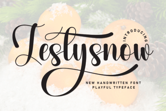 Zestysnow: A Handwritten Font for Authentic Product Design